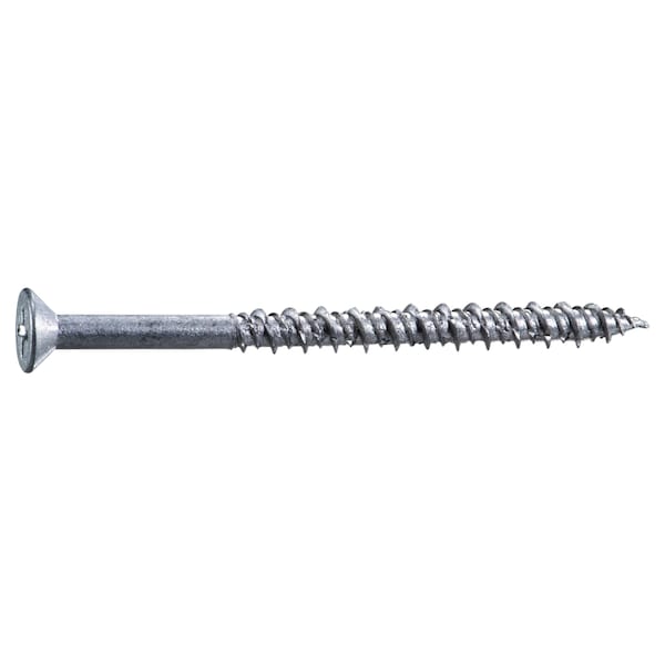 Midwest Fastener Masonry Screw, 3/16" Dia., Flat, 2 3/4 in L, 410 Stainless Steel 50 PK 54468 - main